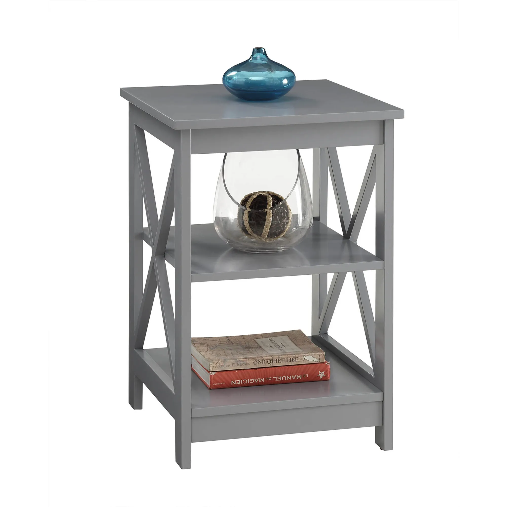 Oxford End Table with Shelves