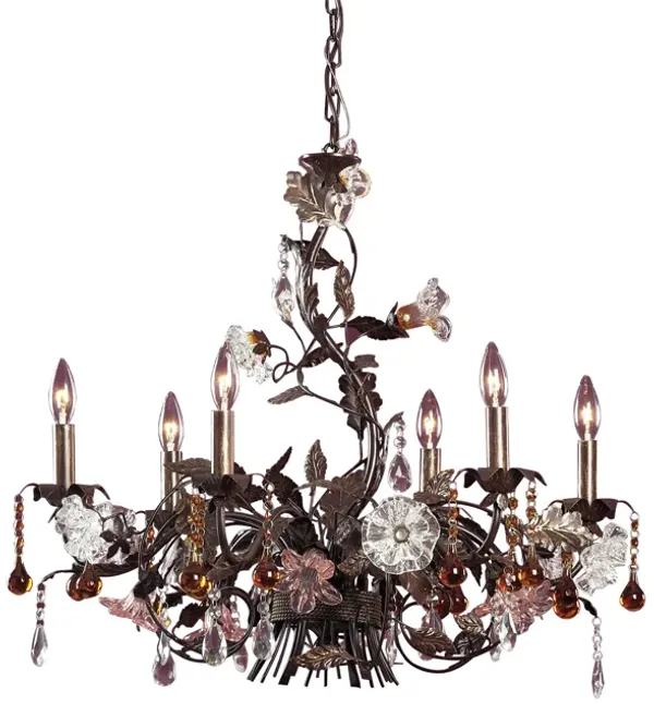 Cristallo Fiore 18-Lt Chandelr