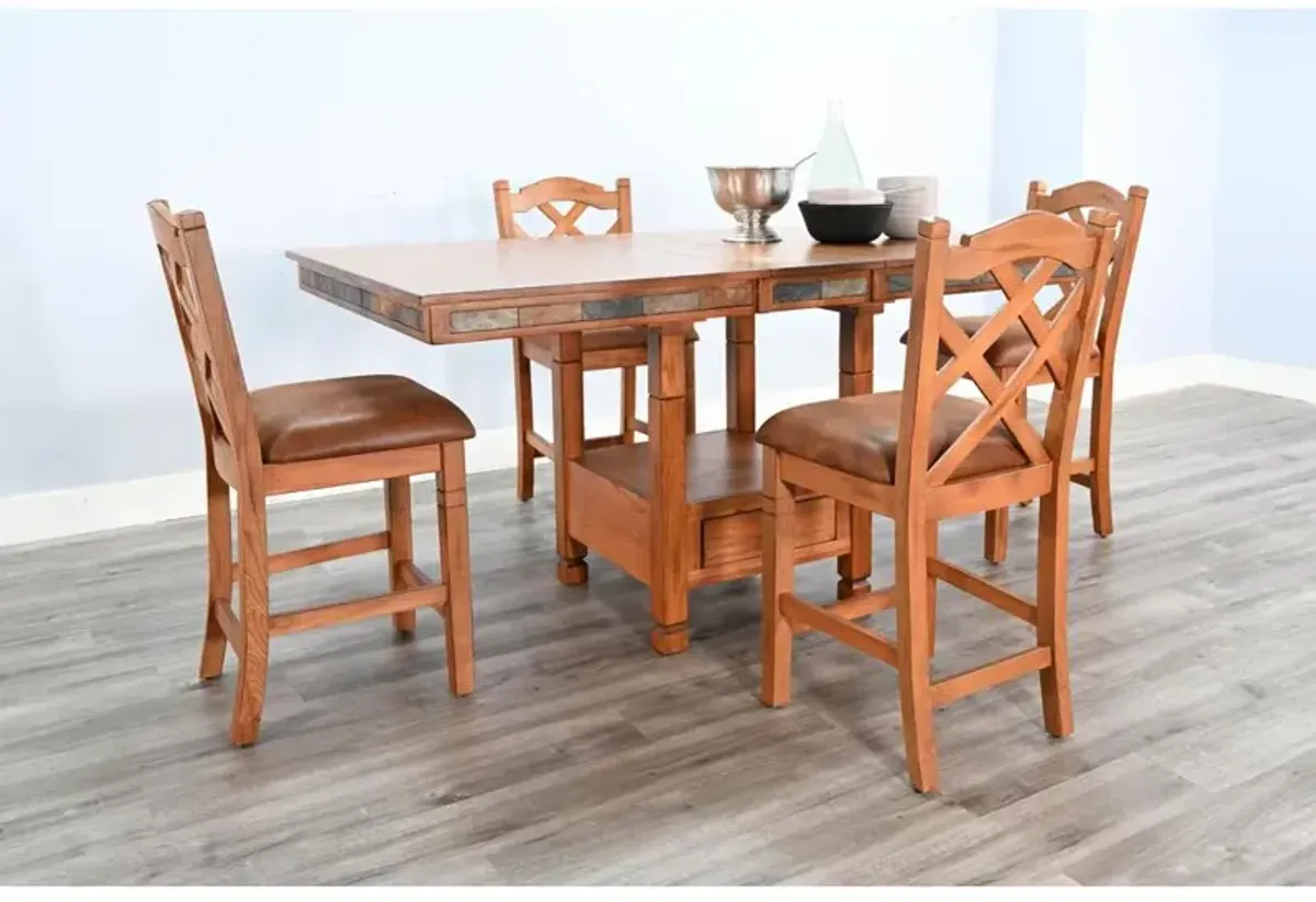 Sunny Designs Sedona 42 Traditional Wood Dining Table