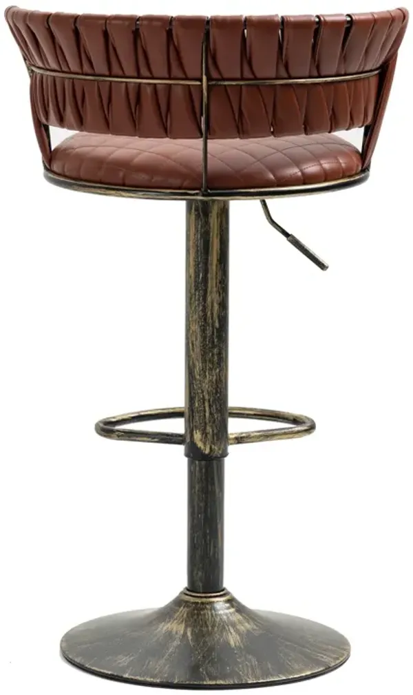 Adjustable Swivel Bar Stools Set for Kitchen, Dining Room