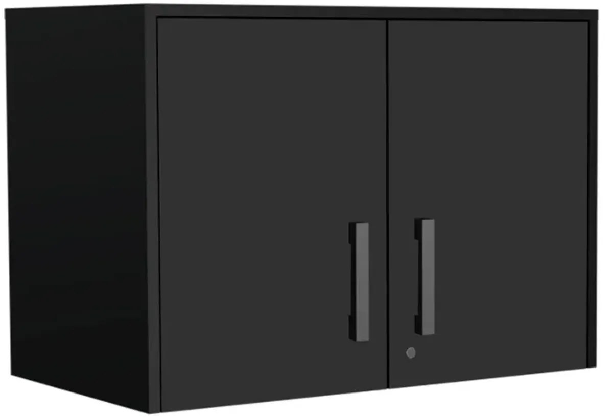 Wall Storage Cabinet Lions, Garage, Black