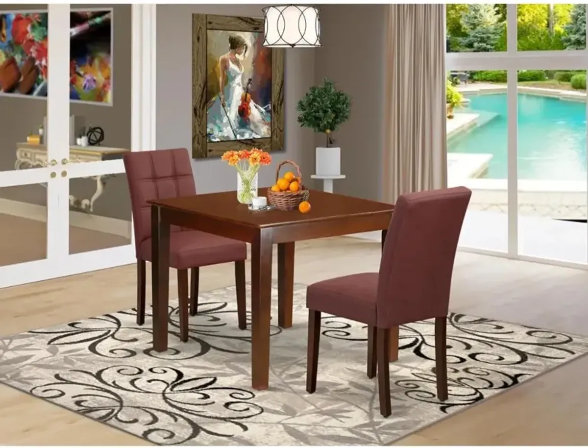 3 Piece Dining Set contain A Dinner Table