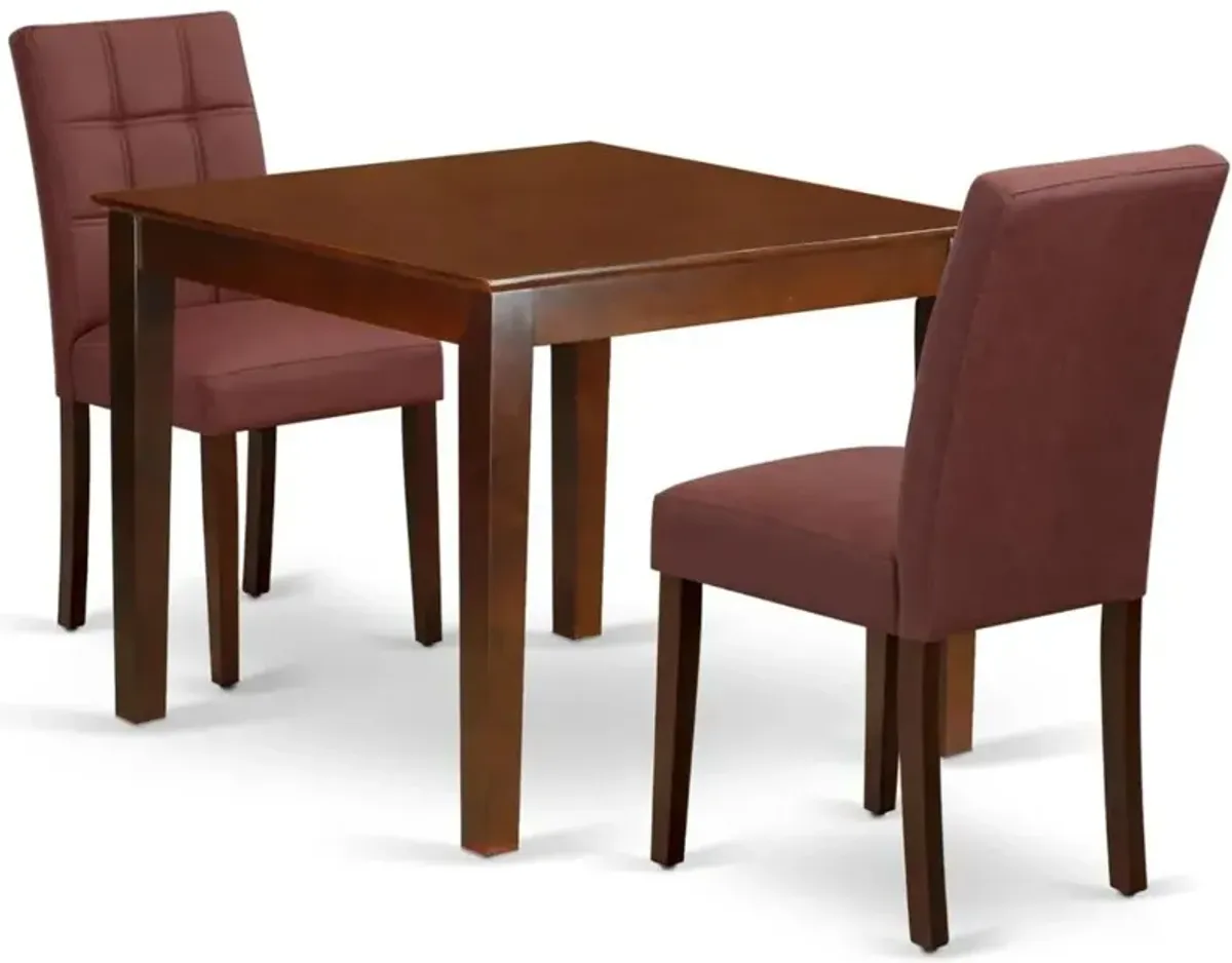 3 Piece Dining Set contain A Dinner Table