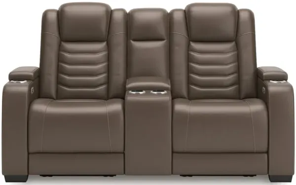 High Impact PWR Recline Loveseat W/Console