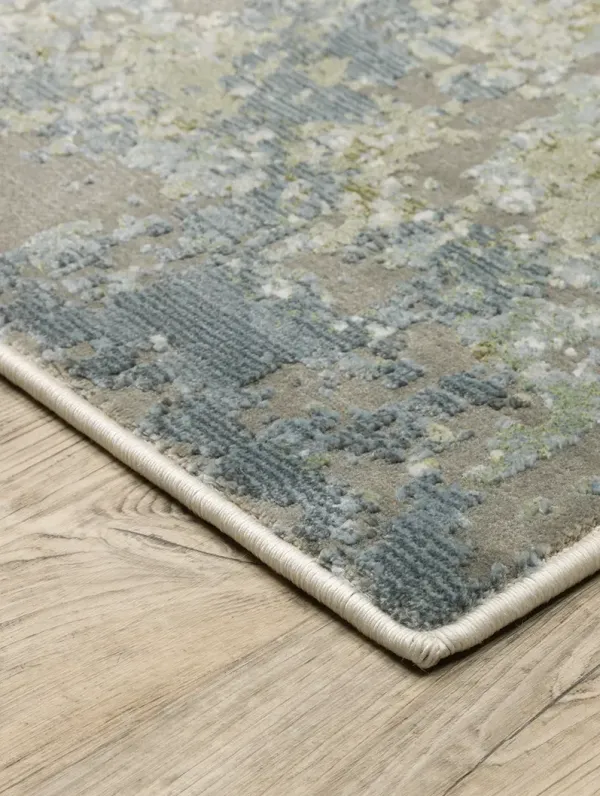 Caravan 9'10" x 12'10" Blue Rug