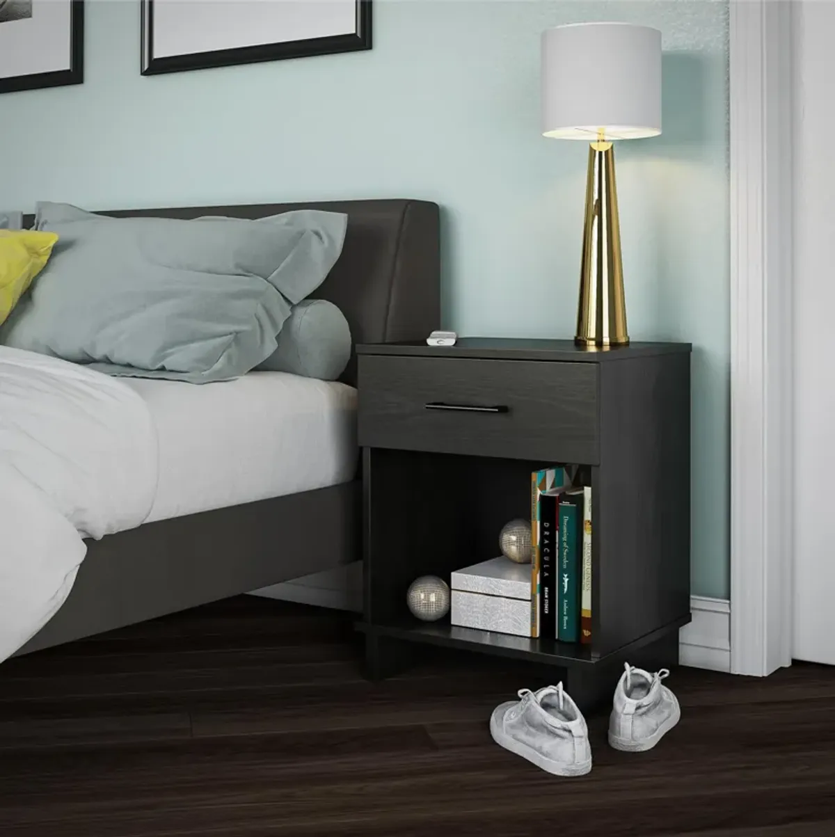 Ameriwood Home Southlander 1 Drawer Nightstand