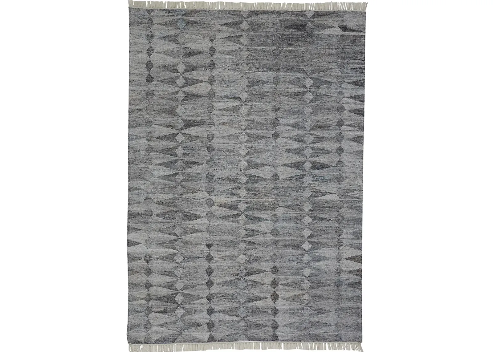 Beckett 0814F Gray/Silver/Ivory 9' x 12' Rug