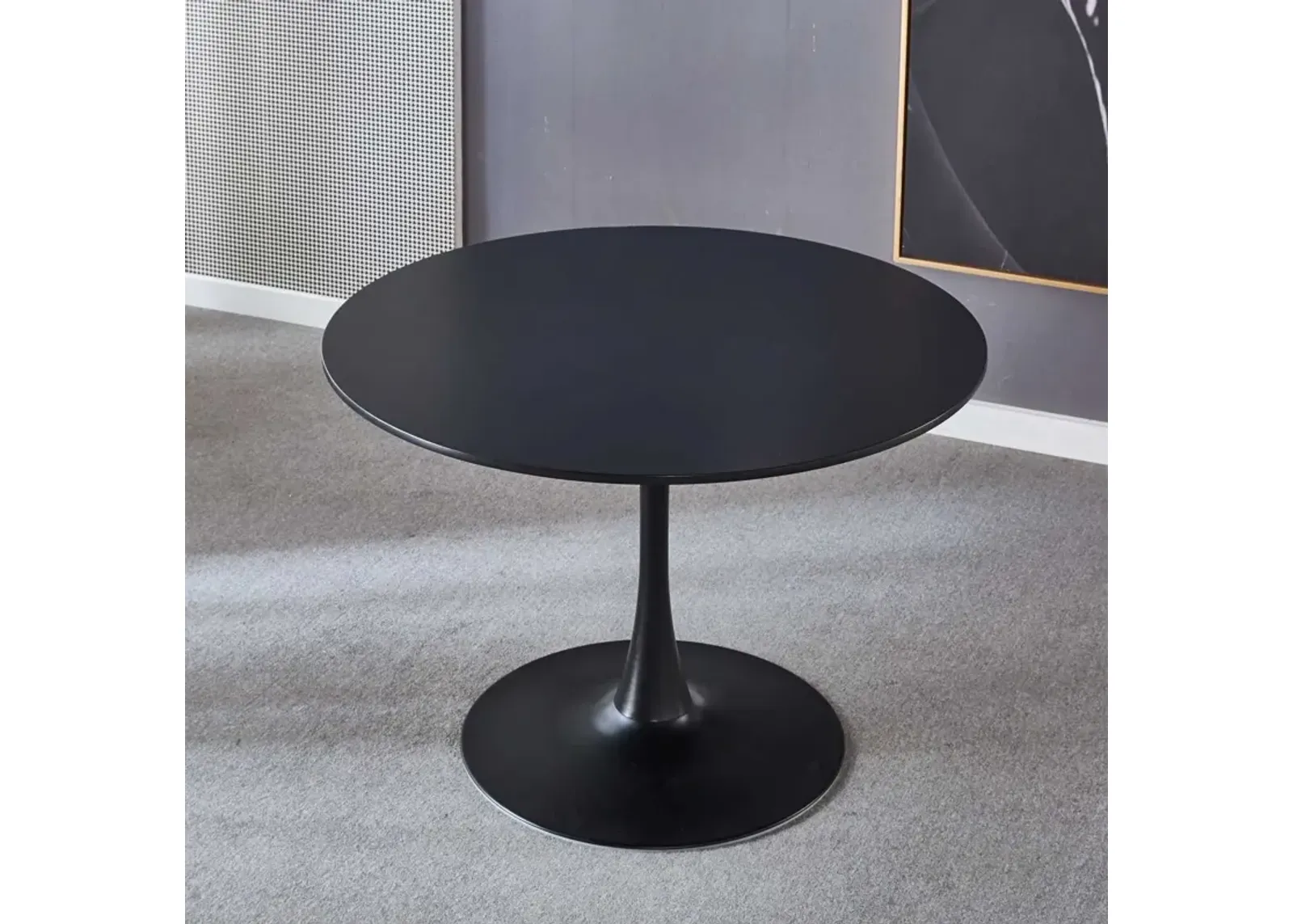 Black Tulip Table Mid-century Dining Table