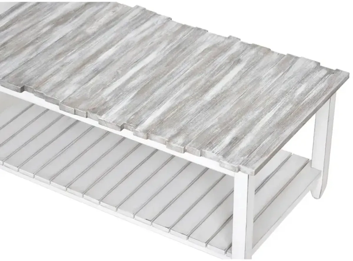 Sea Winds Coastal Furniture Picket Fence Coffee Table