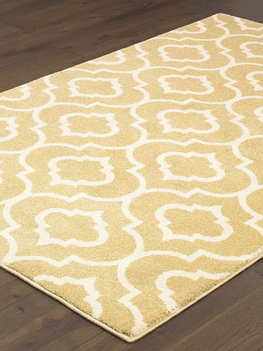 Carson 2'3" x 7'6" Gold Rug