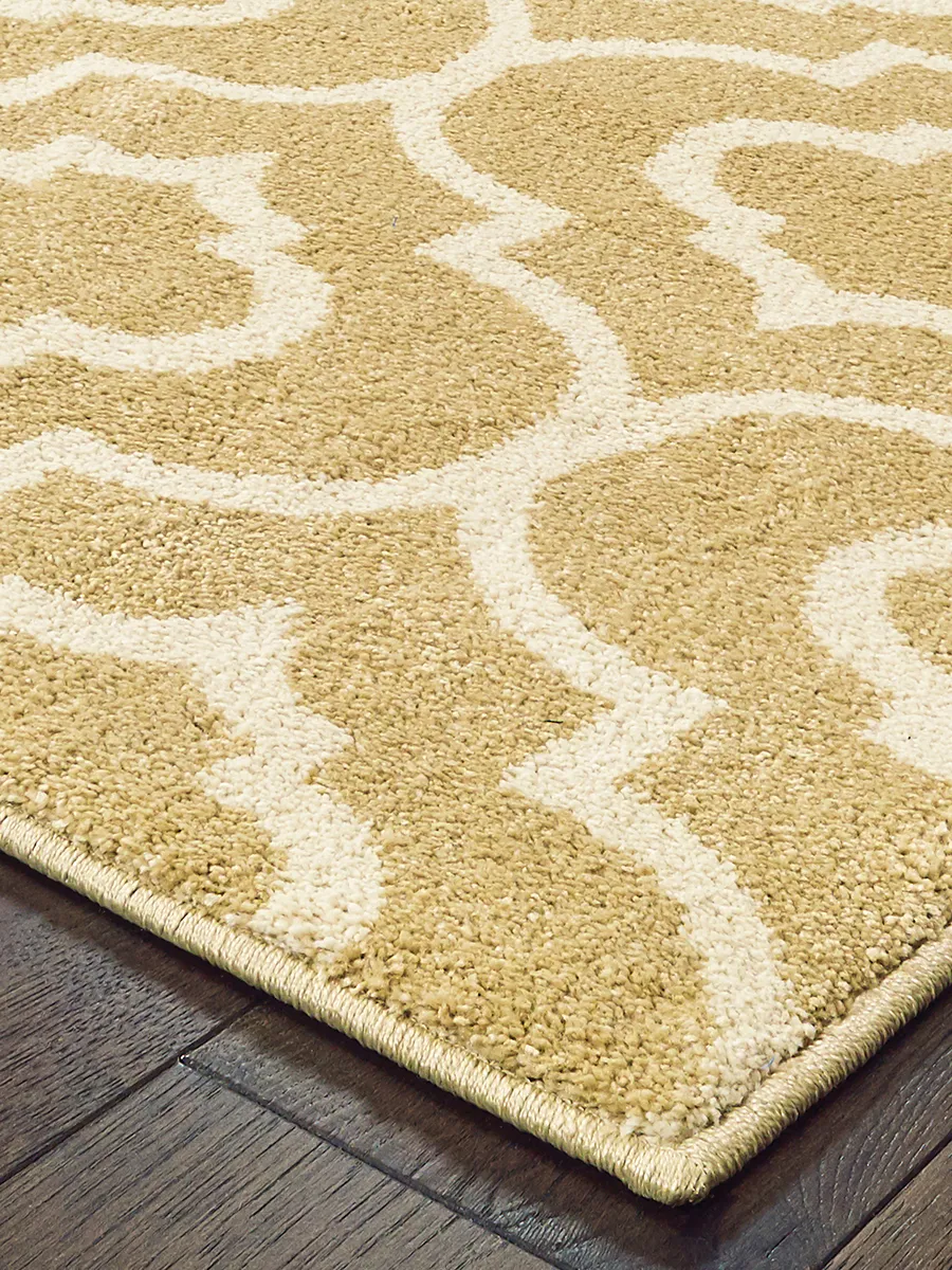 Carson 2'3" x 7'6" Gold Rug