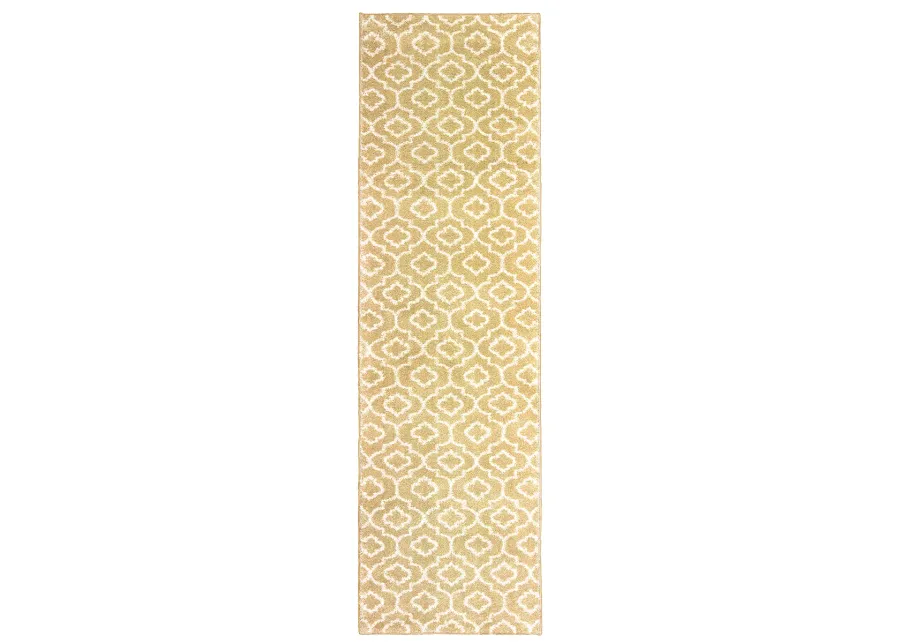 Carson 2'3" x 7'6" Gold Rug