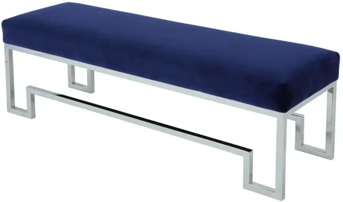 Bronson Bench Silver Navy