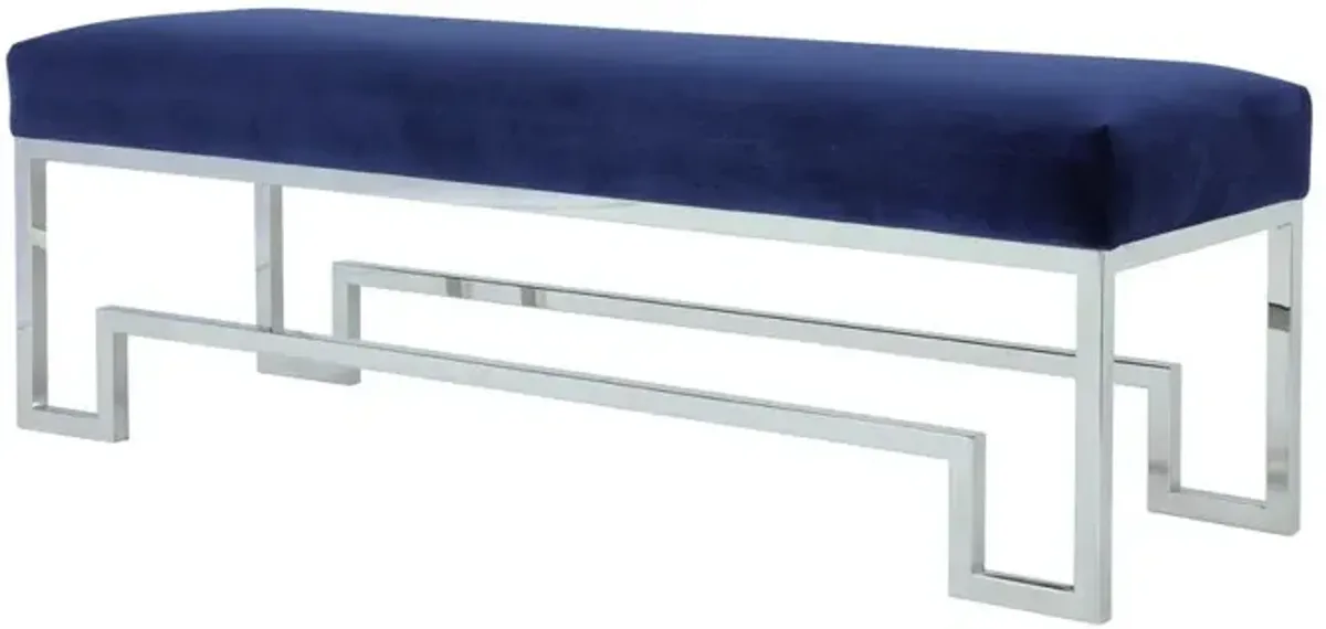 Bronson Bench Silver Navy