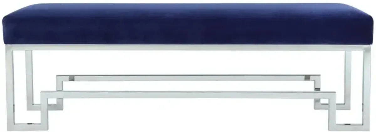 Bronson Bench Silver Navy