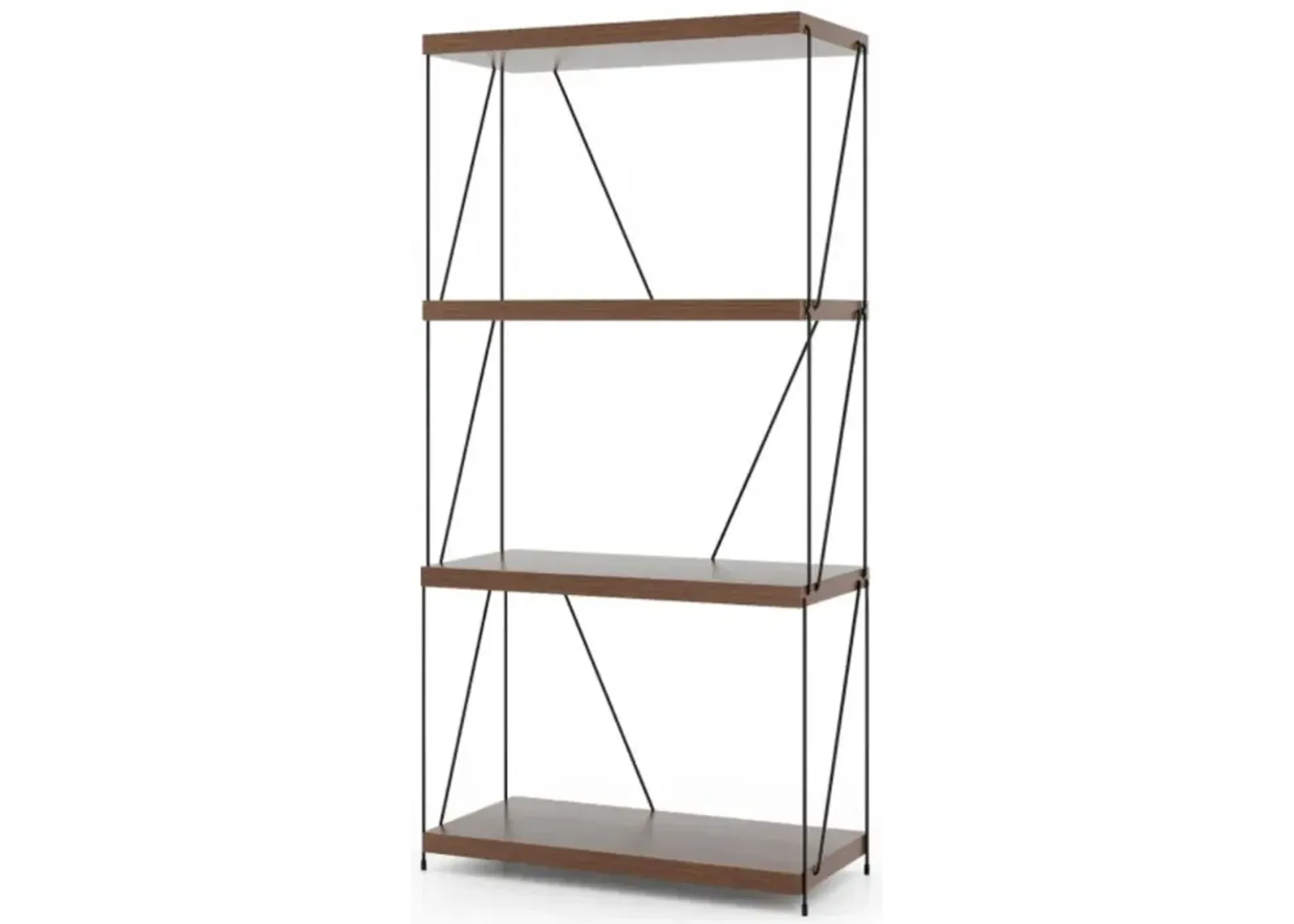 Hivvago 2/3/4/5-Tier Multipurpose Display Rack with Metal Frame