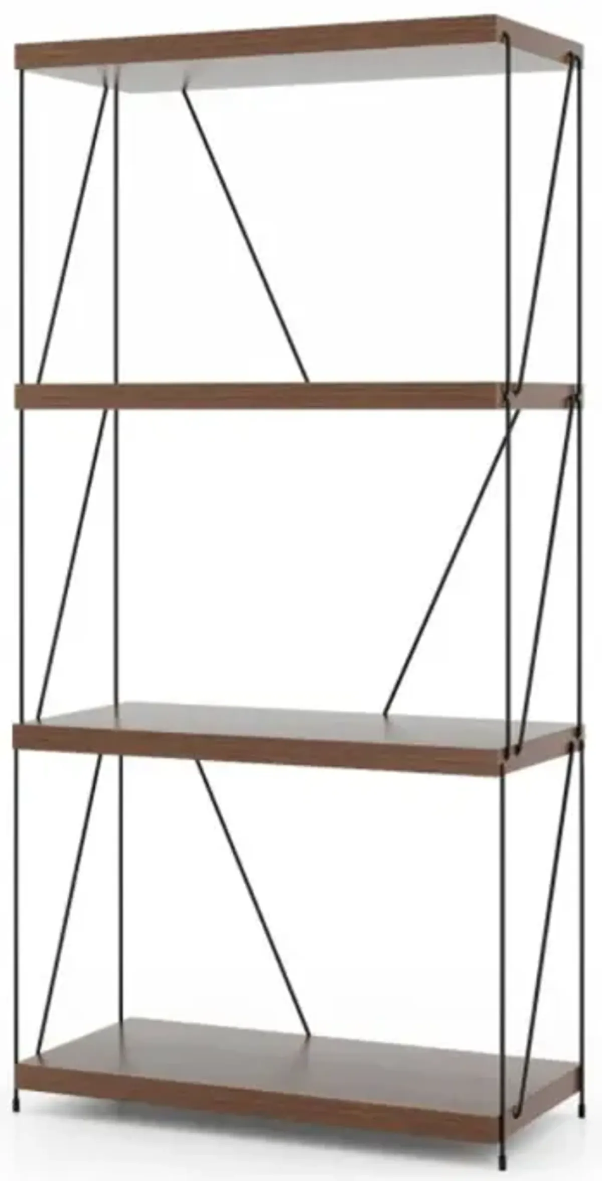 Hivvago 2/3/4/5-Tier Multipurpose Display Rack with Metal Frame