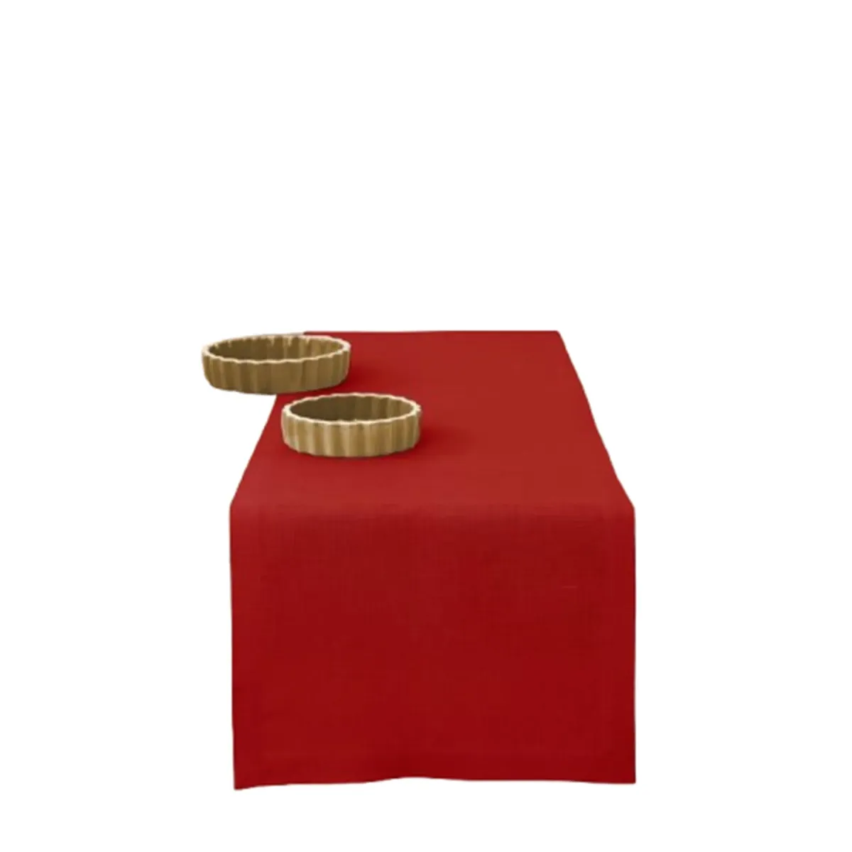 Solino Home 100% Pure Linen Table Runner | Fete for Valentine;s