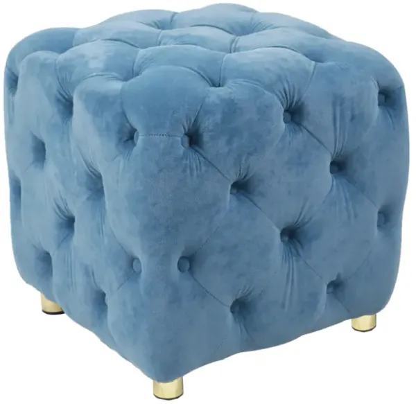 Streamdale Multipurpose Velvet Ottoman: Chair, Table, Footstool