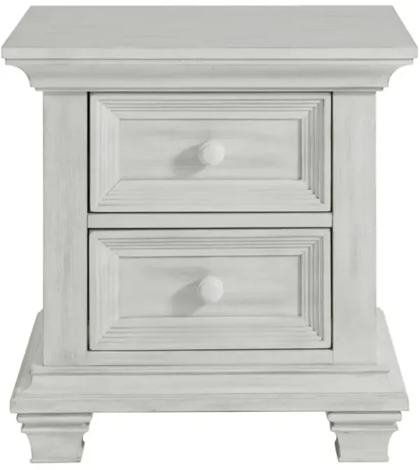 Oxford Baby Weston 2 Dr. Nightstand Vintage White