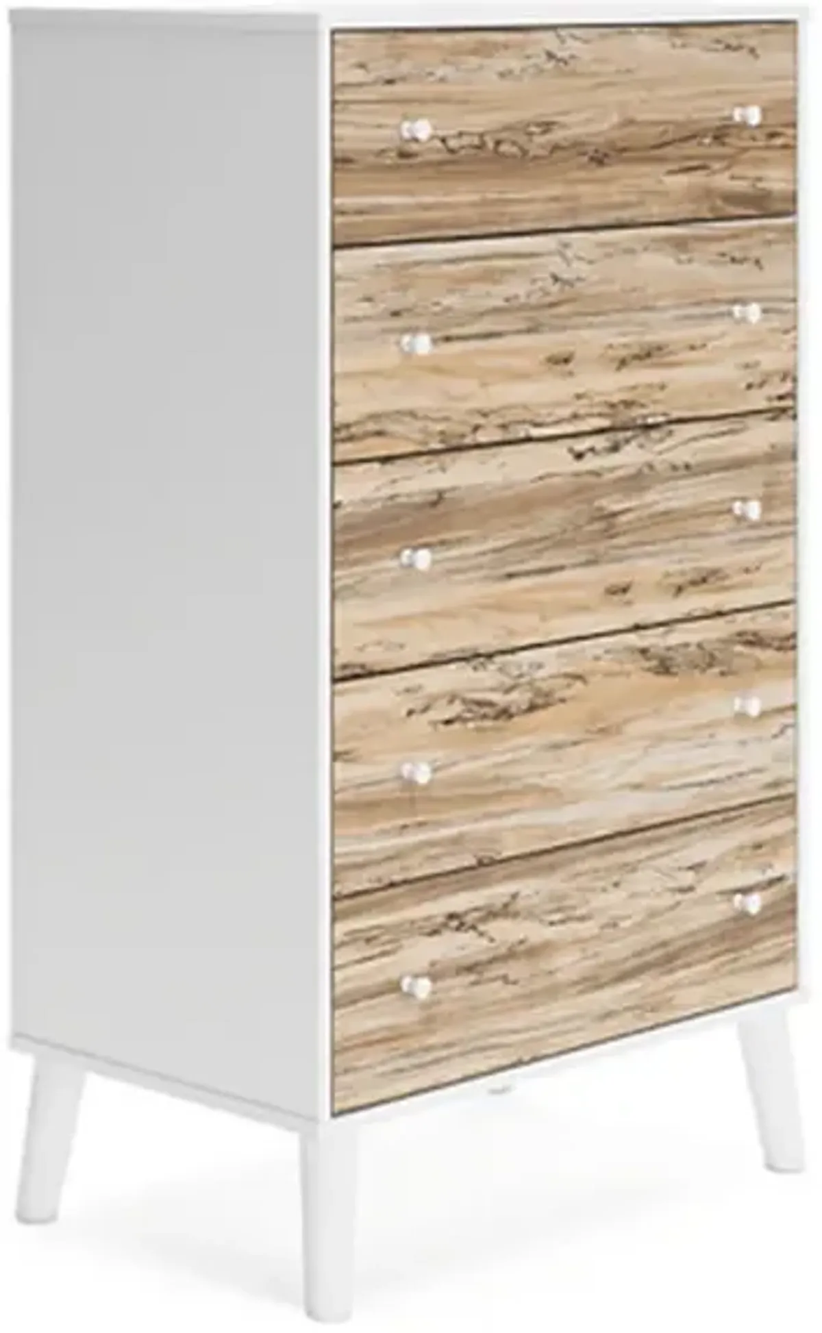 Piperton 5 Drawer Chest of Drawers in White