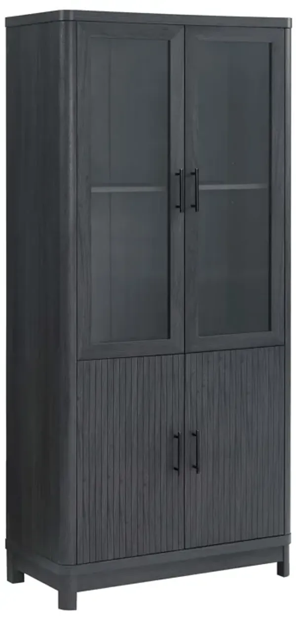 Jodie Dark Gray Bookcase (Set of 3)