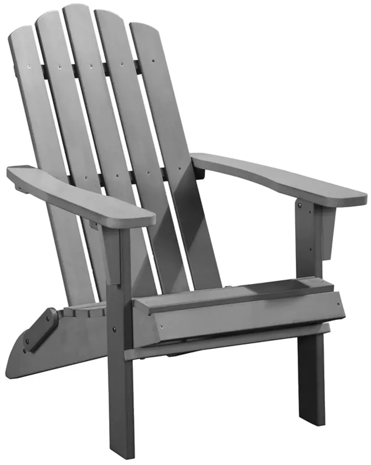 PolyTEAK Folding Adirondack Chair For Fire Pits, Patio, Porch, and Deck, Classic Collection