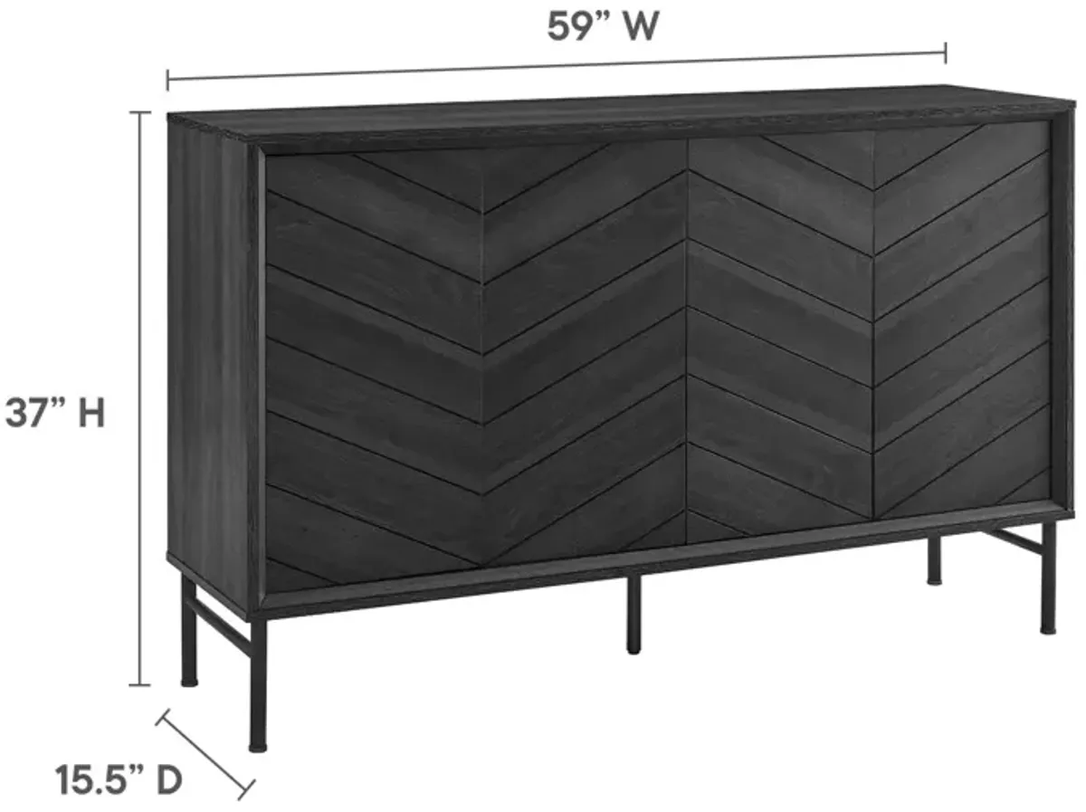 Harper Chevron Sideboard