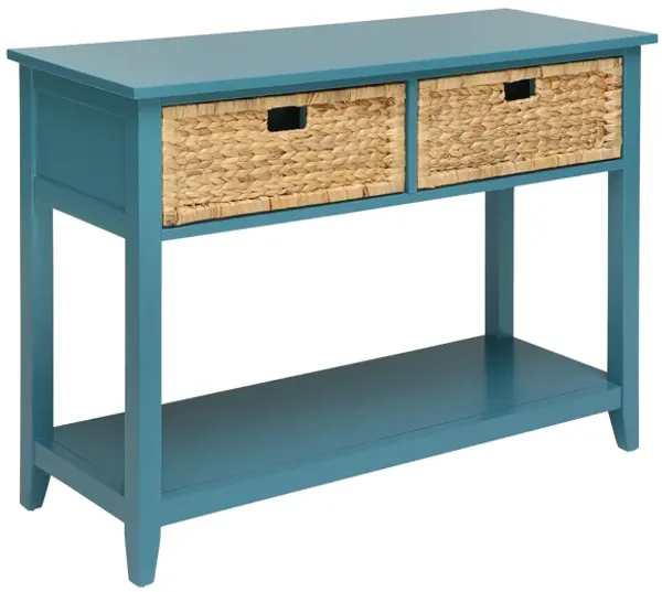 ACME Flavius Console Table, Teal