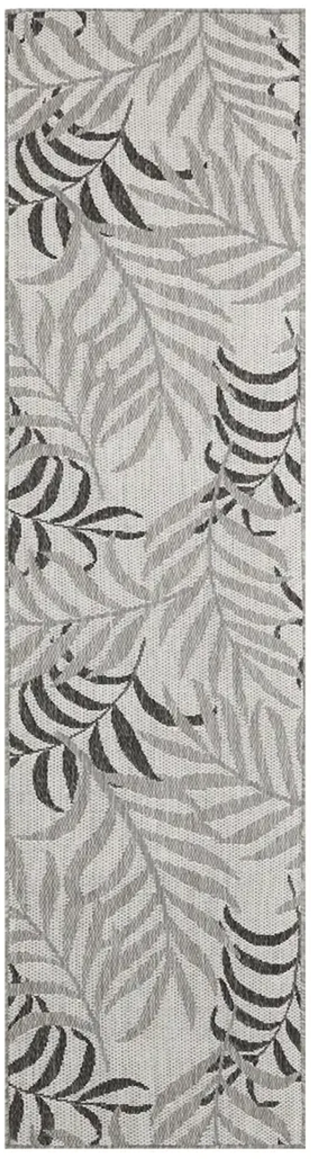 Garden Oasis GOA01 Gray 2' x 6' Rug