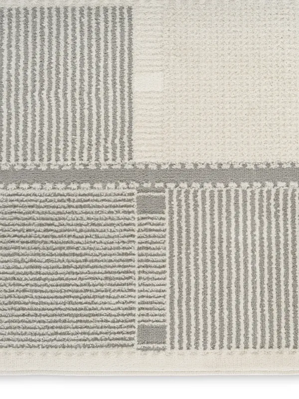 Nordic NRC09 Ivory/Gray 8' x 10' Rug
