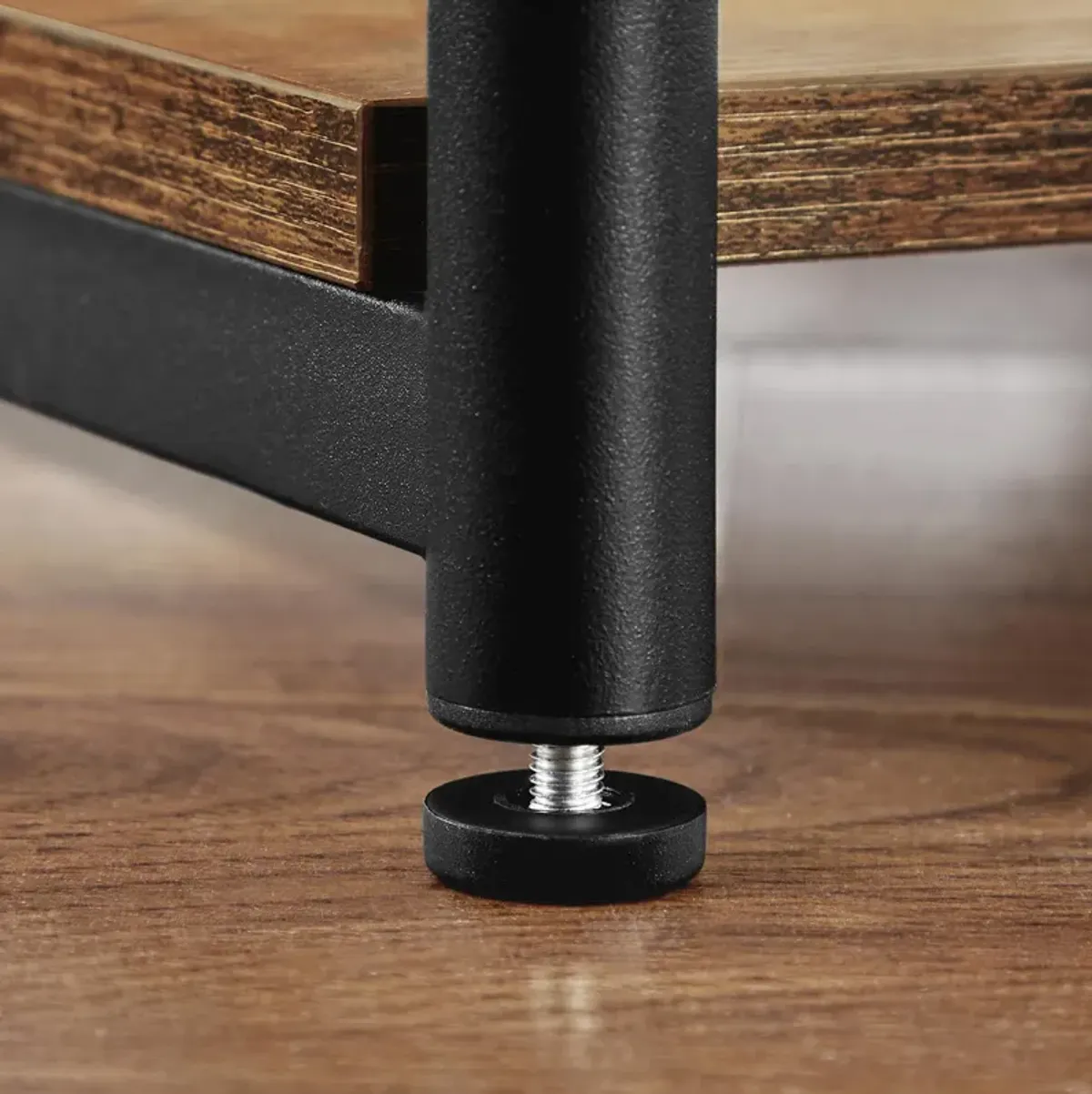 End Table with Storage Shelf - Stylish Side Table for Organized Living Spaces