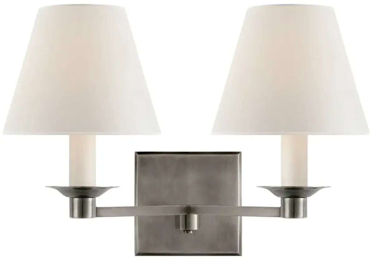 Evans Double Arm Sconce