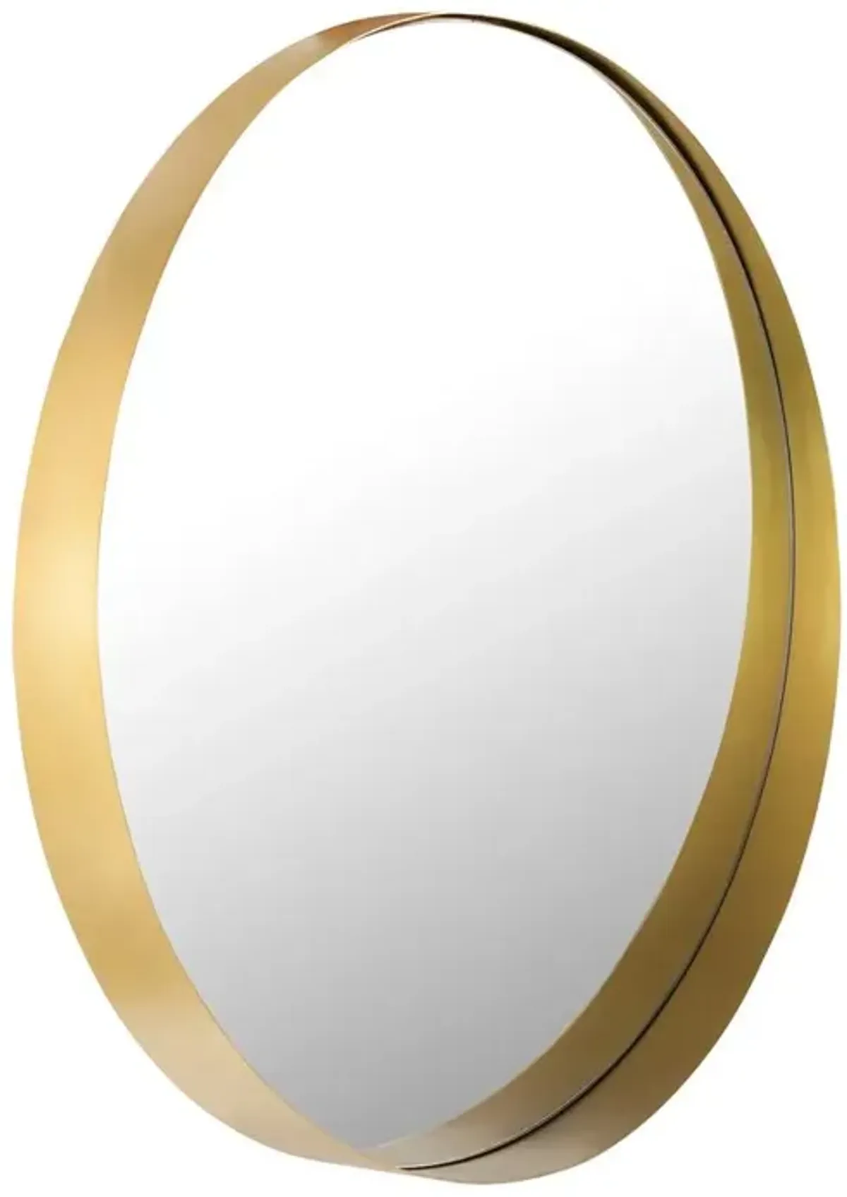 Belen Kox Brass Tapered Round Mirror, Belen Kox