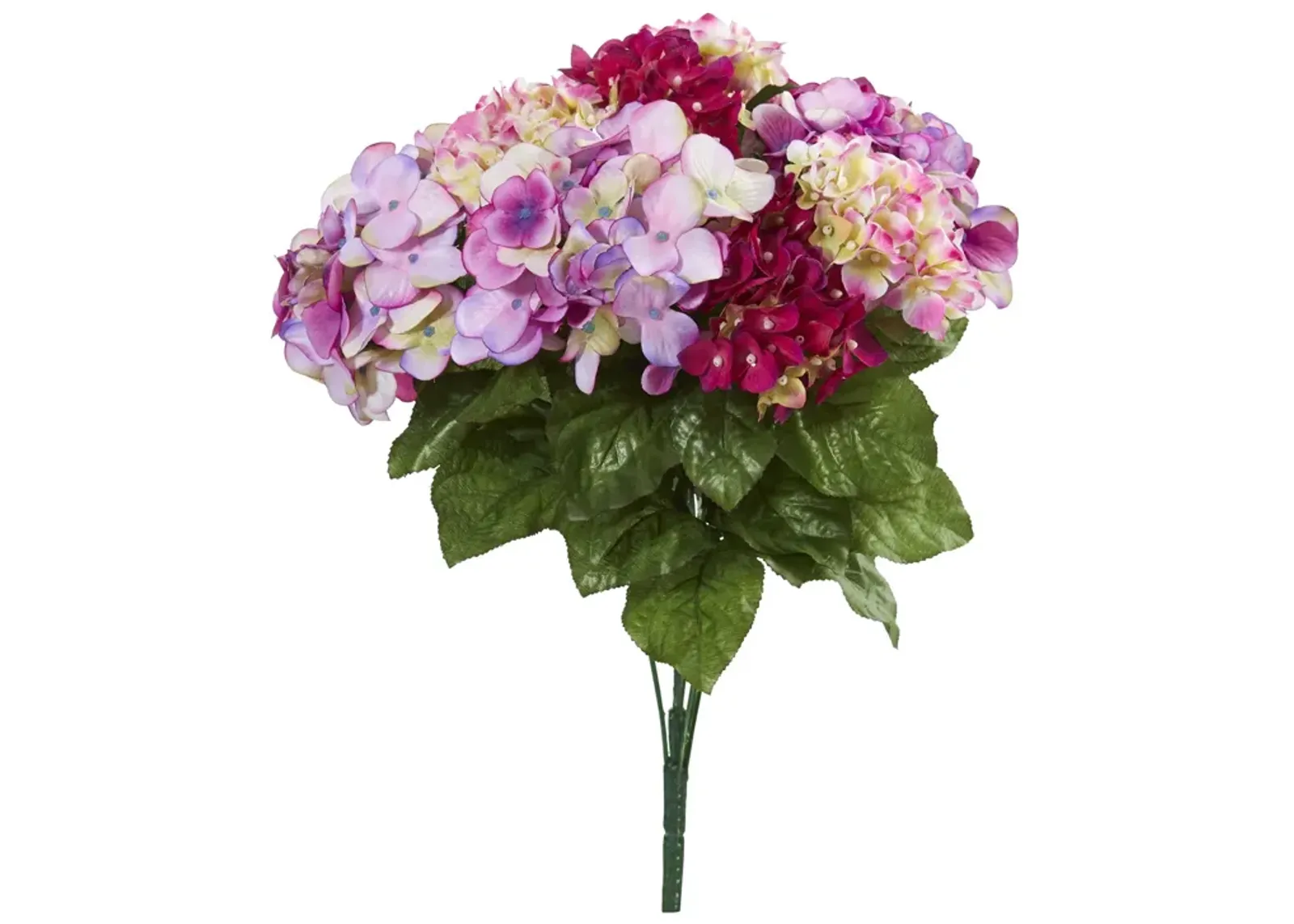 HomPlanti 19" Hydrangea Artificial Plant (Set of 3)