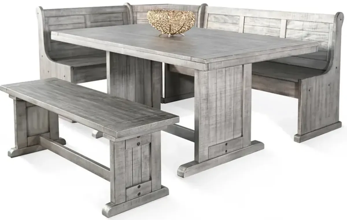 Sunny Designs Wood Breakfast Nook Dining Set