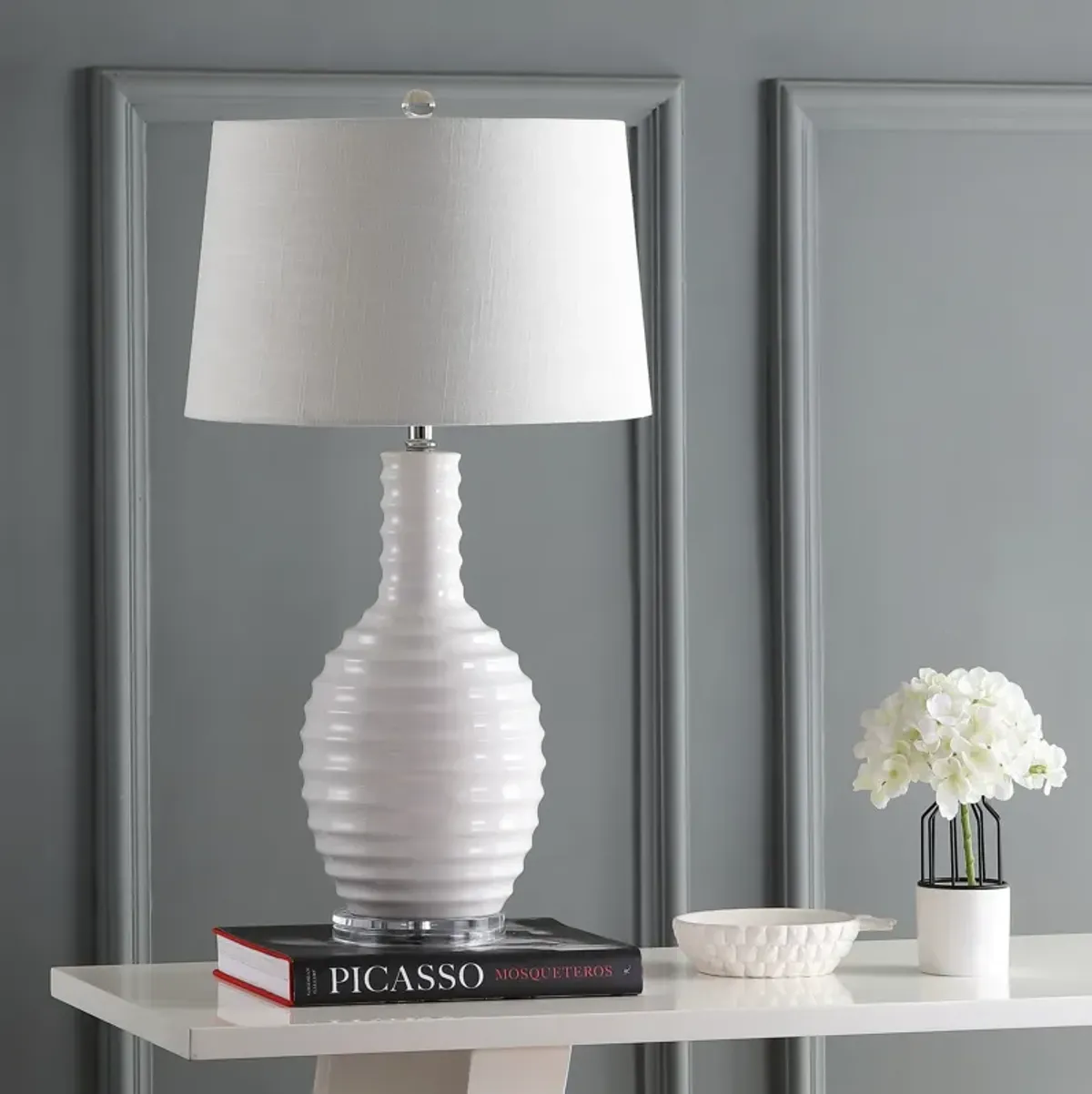 Dylan Ceramic LED Table Lamp