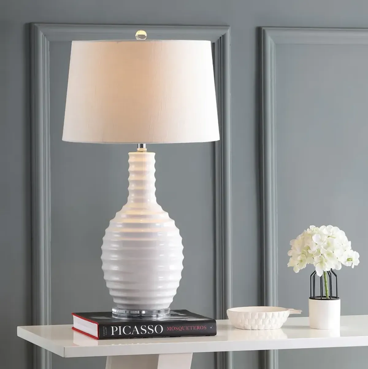 Dylan Ceramic LED Table Lamp