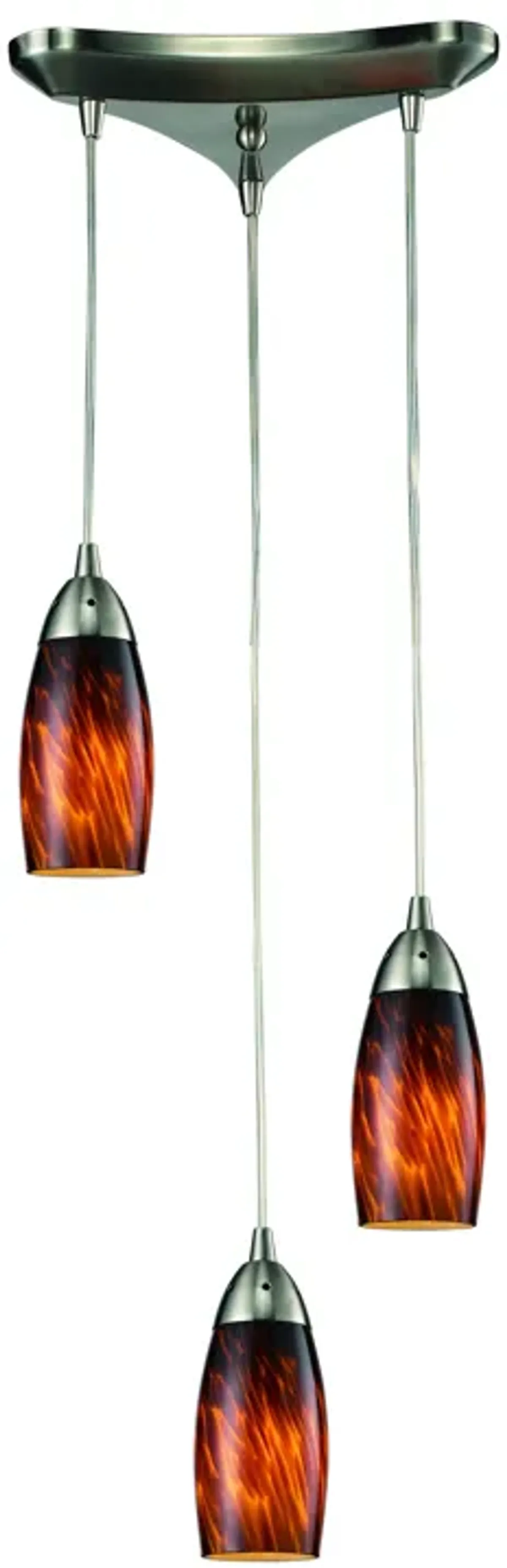 Milan Espresso Triangular Mini Pendant