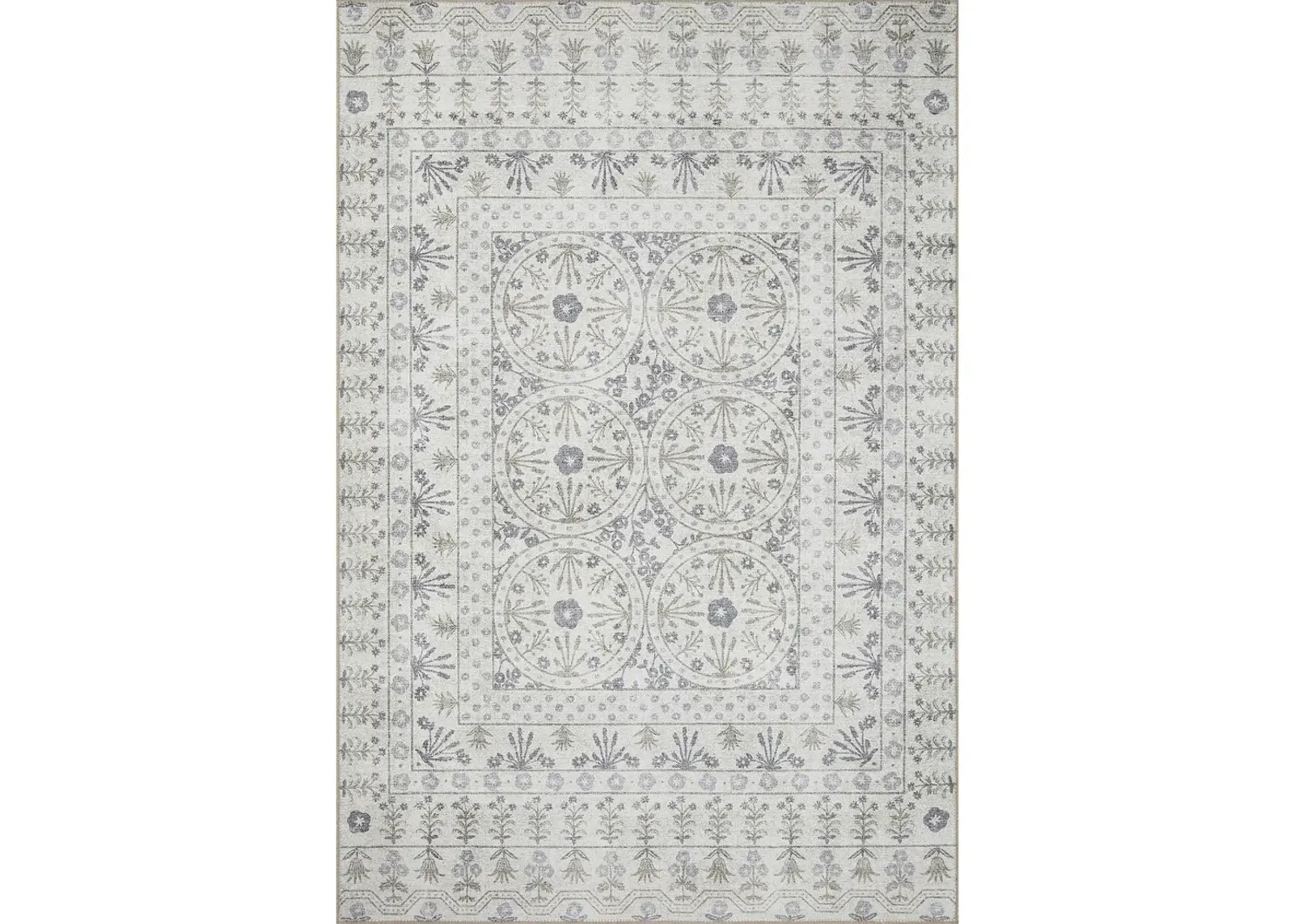 Maison MAO03 Rosette Ivory 7'6" x 9'6" Rug