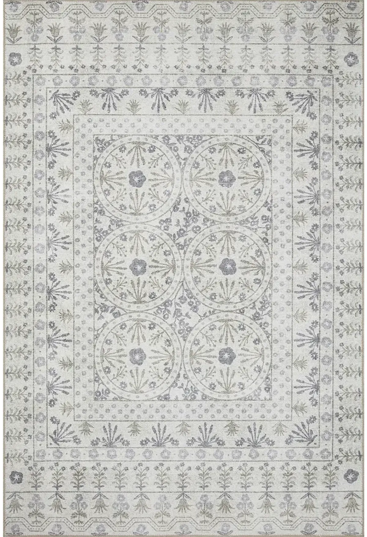 Maison MAO03 Rosette Ivory 7'6" x 9'6" Rug