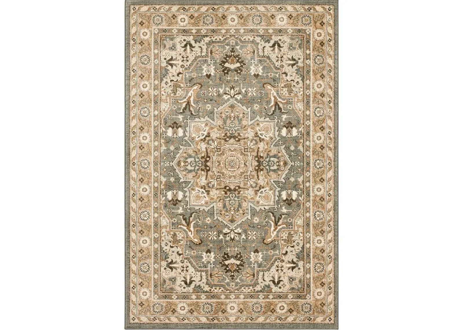 Euphoria Rhodes Ash gray 6' 6" X 9' 6" Rug