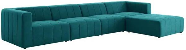 Bartlett Upholstered Fabric 5-Piece Sectional Sofa