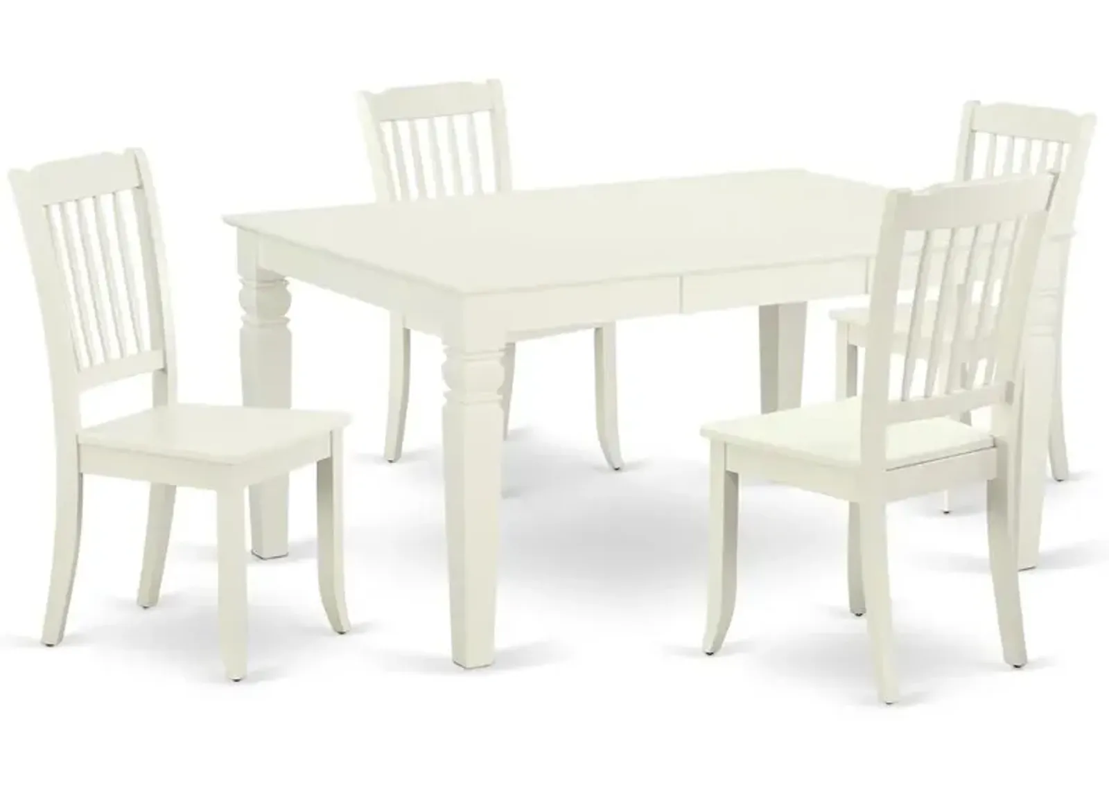 Dining Room Set Linen White