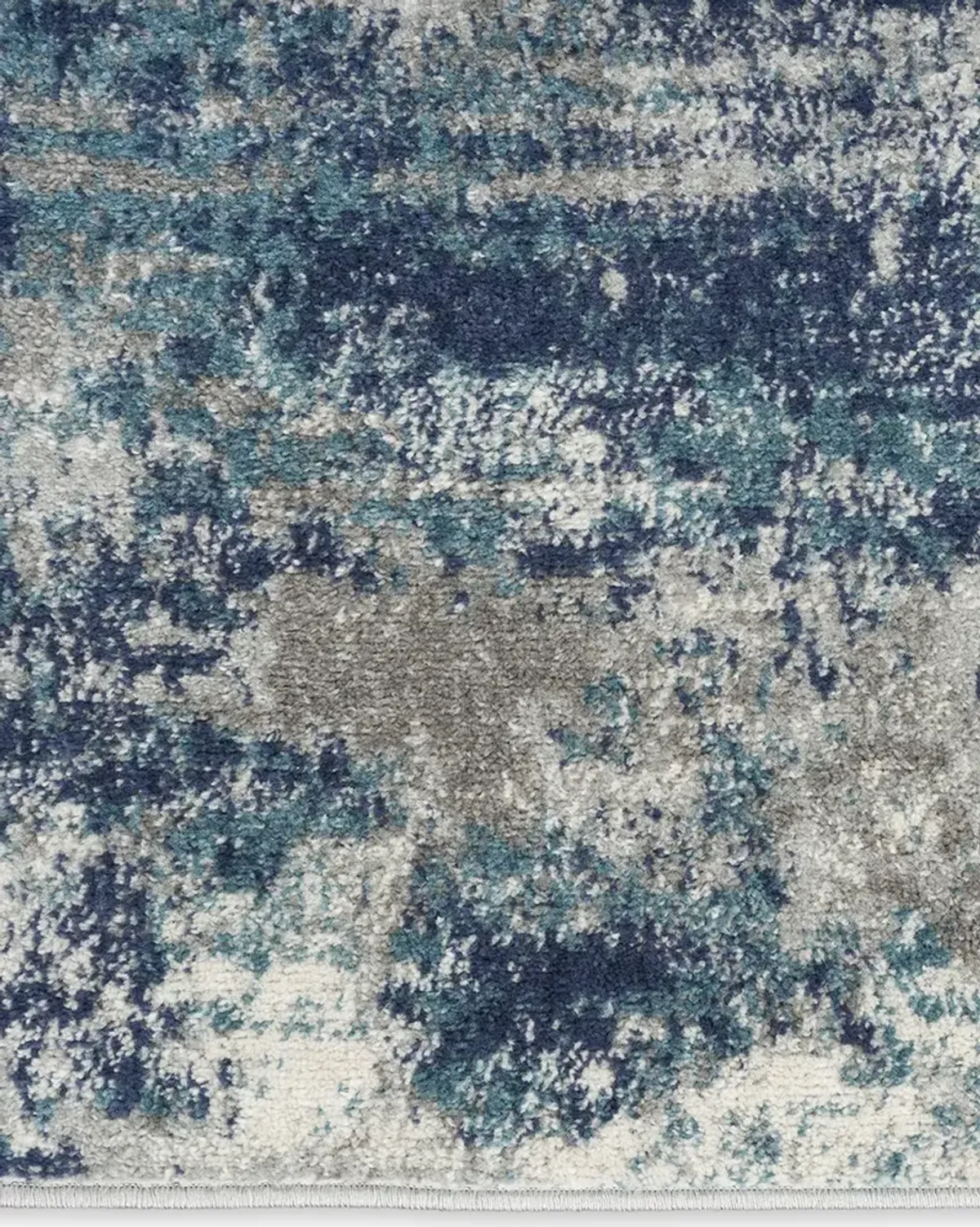 Passion PSN36 Ivory/Teal 5'3" x 7'3" Rug