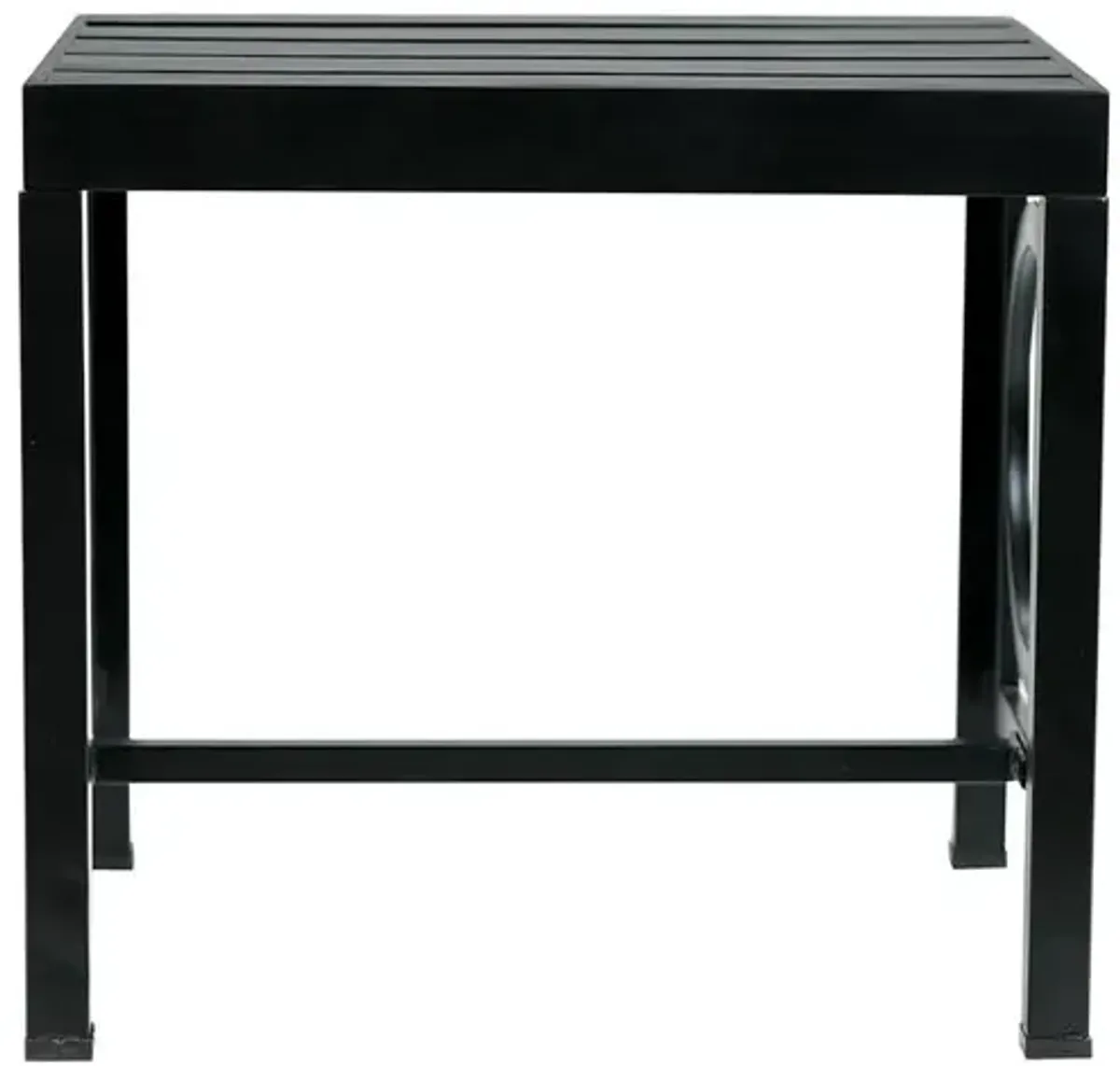 Carolina Living Grammercy Outdoor Side Table - Black