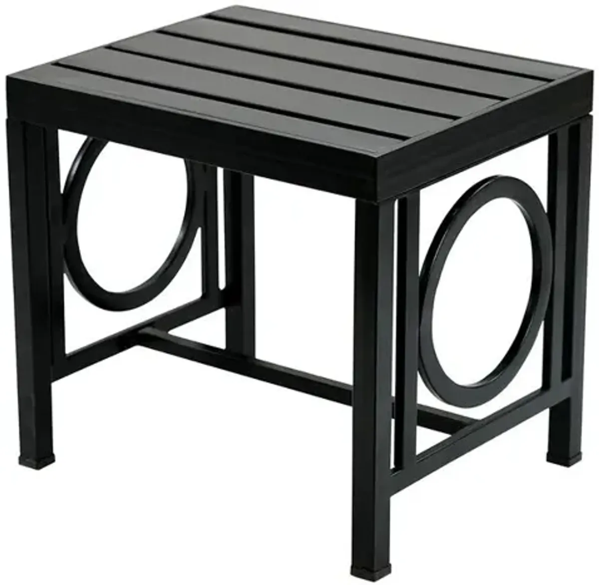 Carolina Living Grammercy Outdoor Side Table - Black