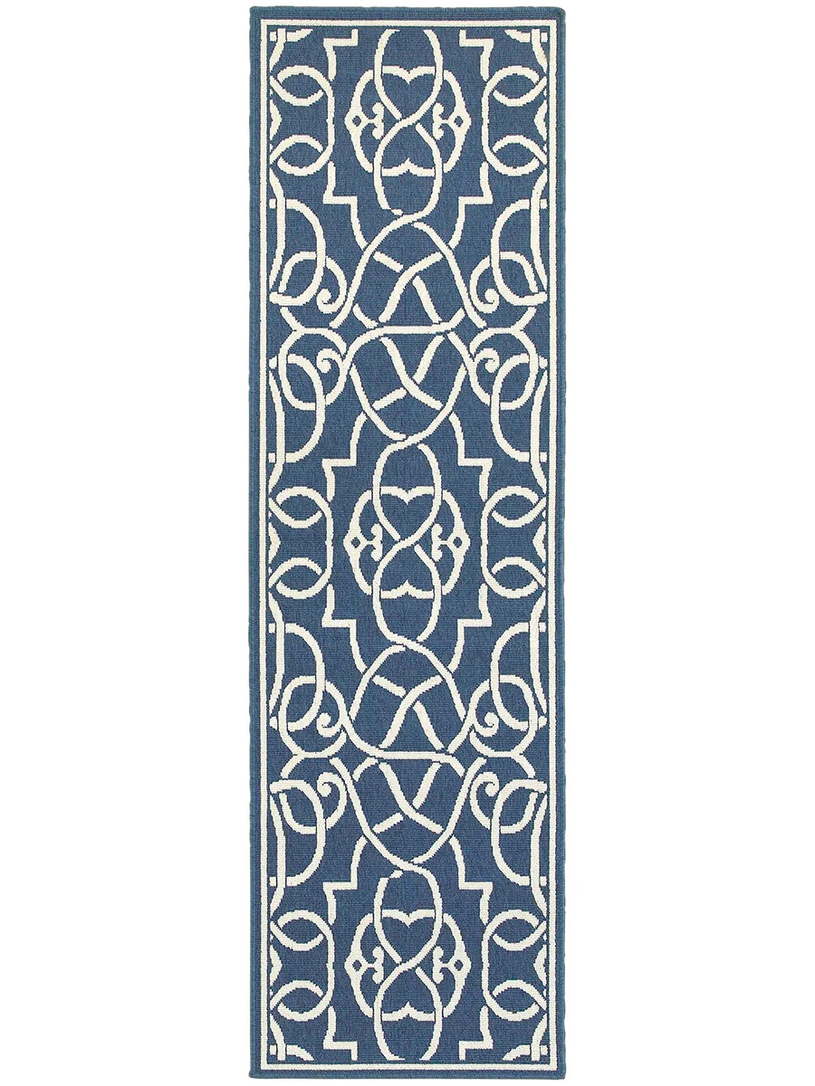 Meridian 2'3" x 7'6" Navy Rug