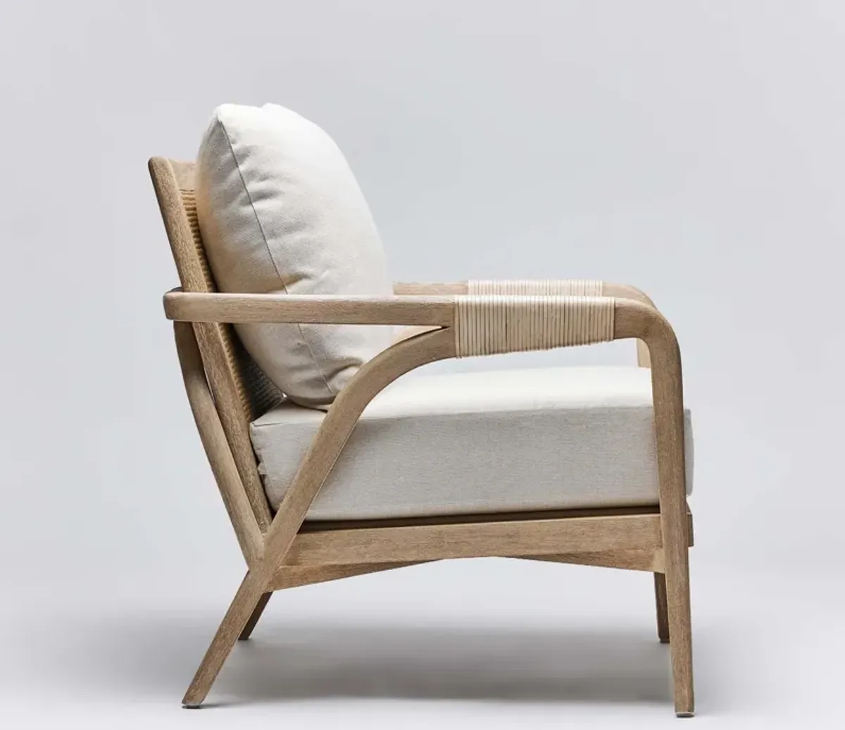 Delray Lounge Chair - White Ceruse