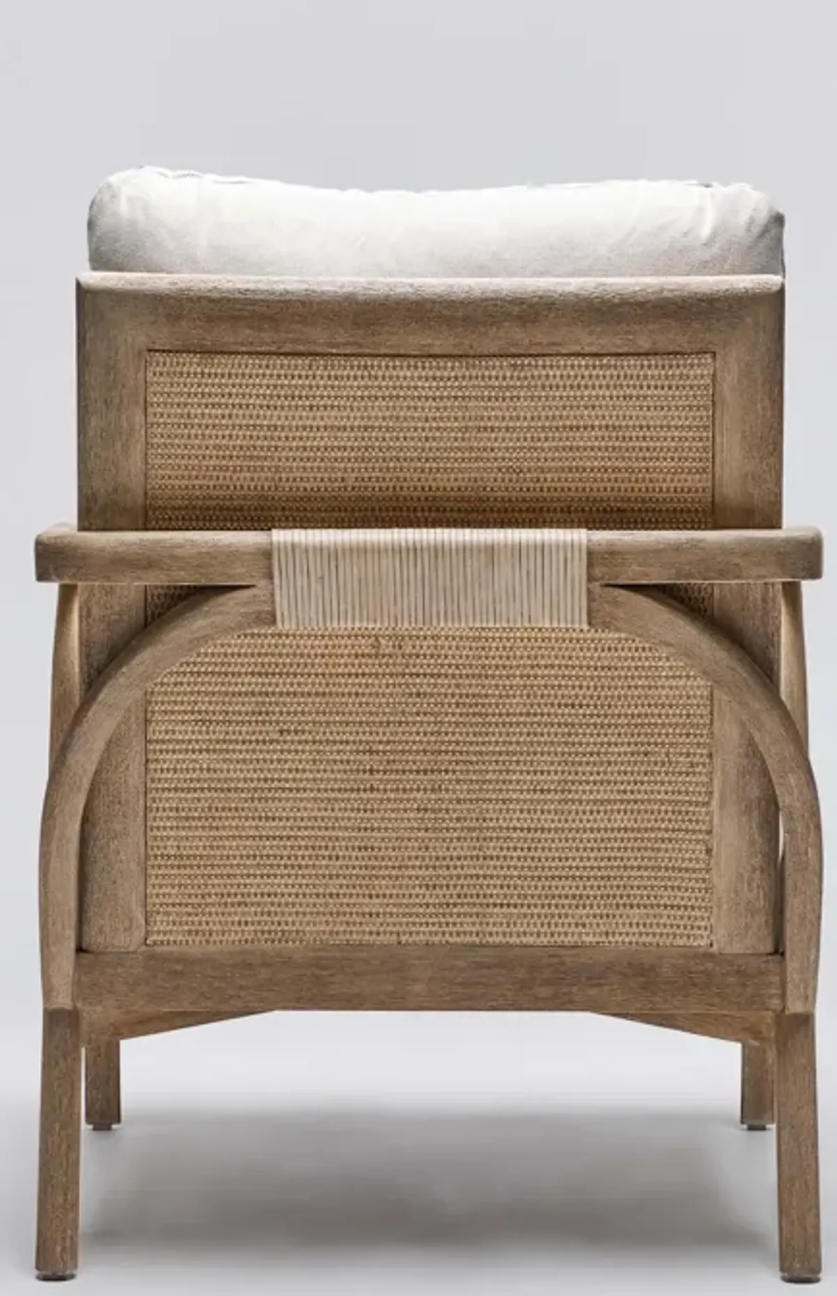 Delray Lounge Chair - White Ceruse